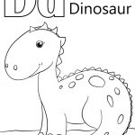 Letter D Is For Dinosaur Coloring Page | Free Printable Coloring Pages   Free Printable Dinosaur Coloring Pages