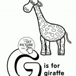 Letter G Coloring Pages Of Alphabet (G Letter Words) For Kids   Free Printable Letter G Coloring Pages