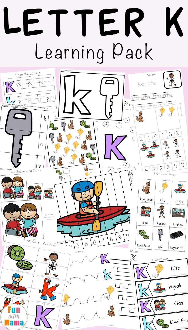 Letter K Worksheets - Fun With Mama - Free Printable Letter K Worksheets