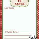 Letter To Santa Free Printable Download   Free Printable Dear Santa Stationary