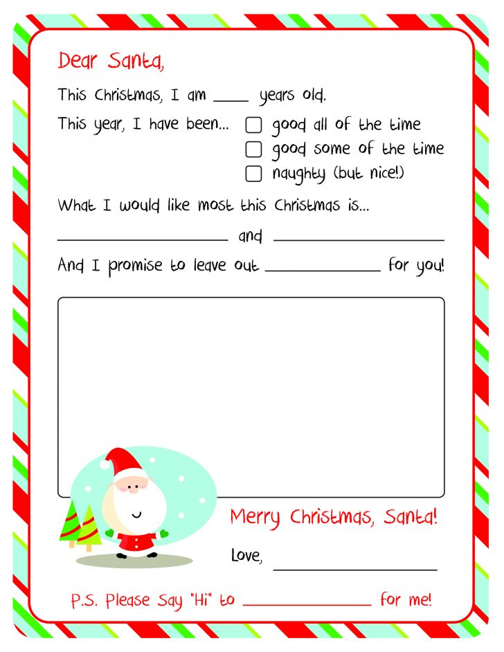Free Printable Santa Reply Letter Template