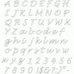 Lettering | Templates | Free Printable Letter Stencils, Letter   Free Printable Bubble Letters Font