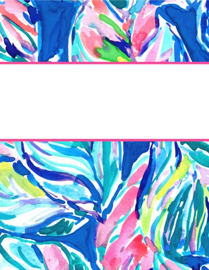 Free Printable Binder Covers Lilly Pulitzer