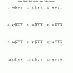 Long Division Worksheets For 5Th Grade   Free Printable Worksheets For 5Th Grade