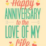 Love Of My Life   Free Printable Anniversary Card | Greetings Island   Free Printable Anniversary Cards For My Wife