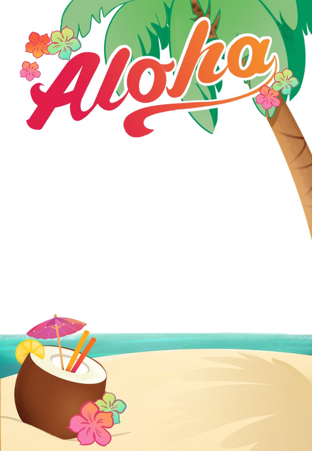 Free Printable Luau Flyers Free Printable