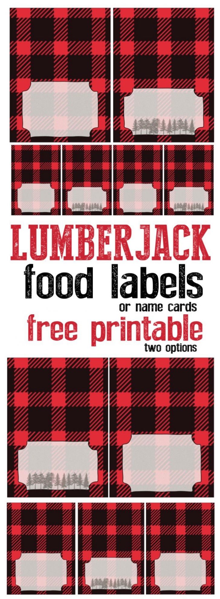 Lumberjack Printables Free