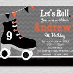 Luxury Skating Party Invitation Template Free | Best Of Template   Free Printable Roller Skating Birthday Party Invitations