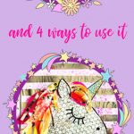 Magical Unicorn Printable And 4 Ways To Use It   Creating Creatives   Free Printable Unicorn Template