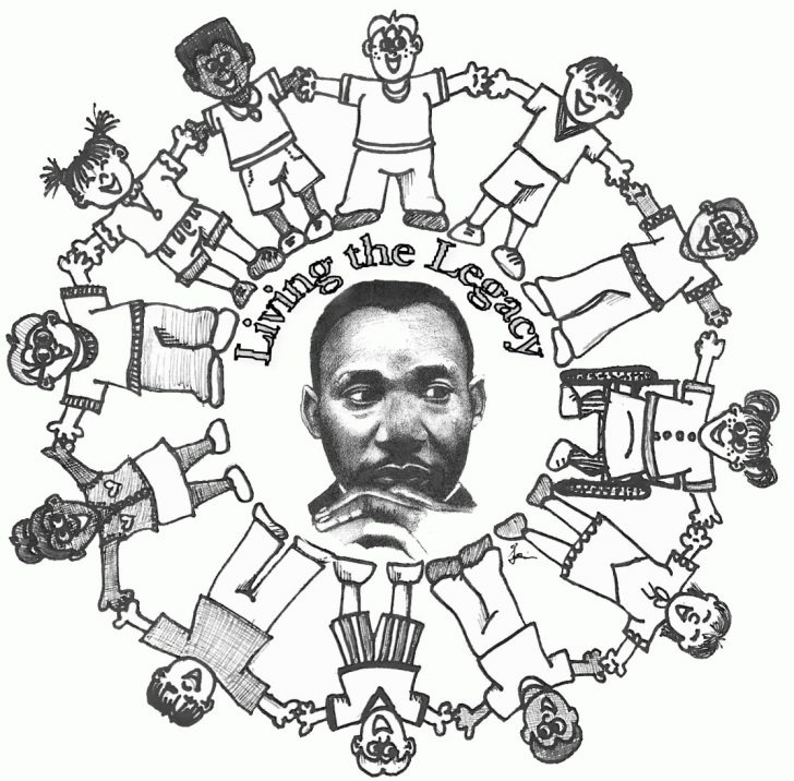 Martin Luther King Free Printable Coloring Pages