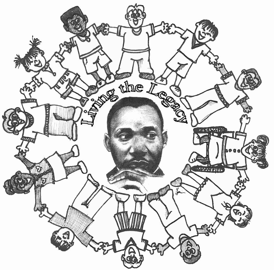 Martin Luther King Coloring Pages Free - Coloring Home - Martin Luther King Free Printable Coloring Pages