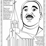 Martin Luther King Jr Coloring Pages And Worksheets   Best Coloring   Free Printable Martin Luther King Jr Worksheets