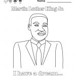 Martin Luther King Jr Coloring Pages | Martin Luther King Coloring   Martin Luther King Free Printable Coloring Pages
