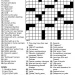 Marvelous Crossword Puzzles Easy Printable Free Org | Crossword   Free Printable Variety Puzzles