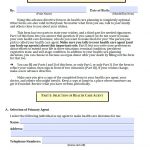 Maryland Durable Medical Power Of Attorney Form   Living Will Forms   Maryland Power Of Attorney Form Free Printable