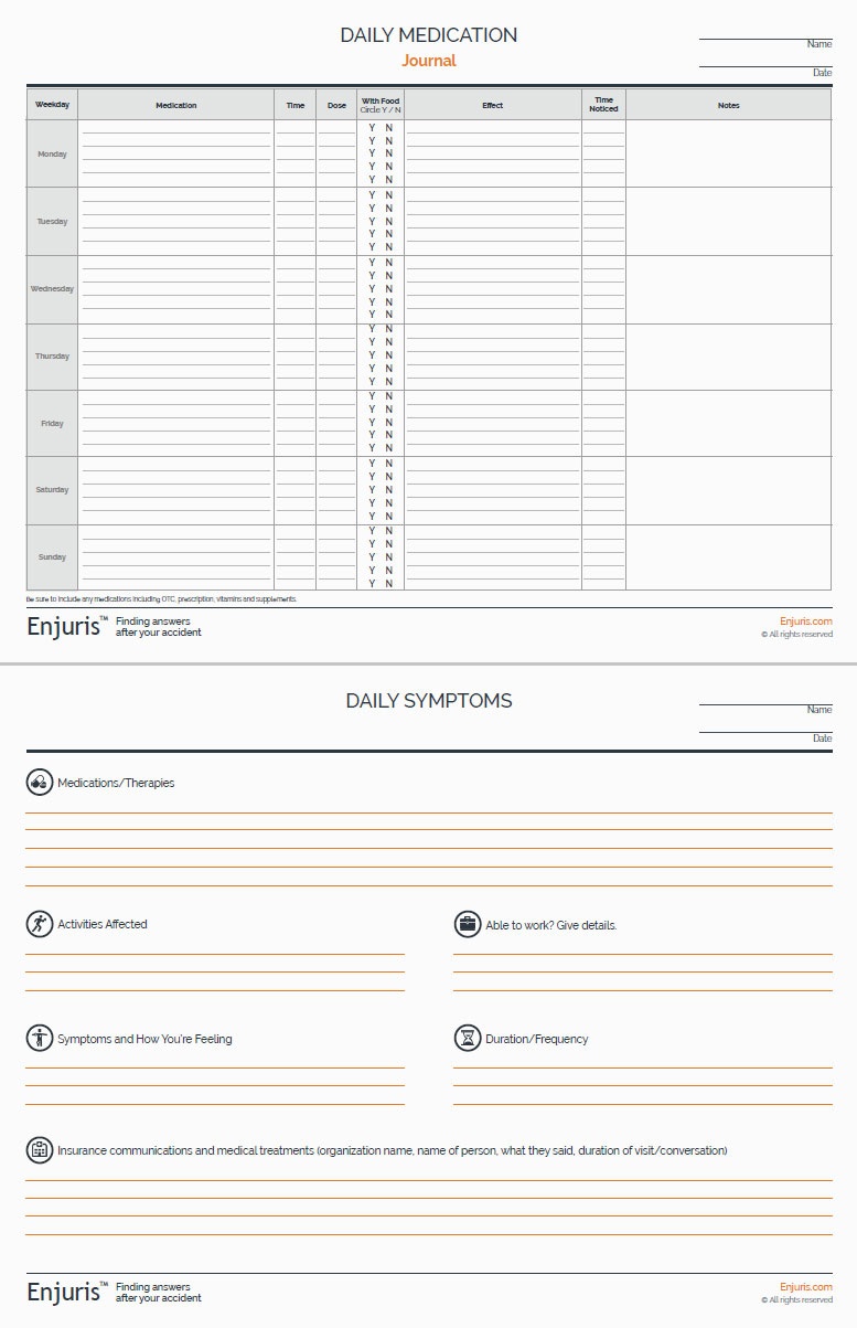 Medication Log Sheet – Journal Template - Free Printable Medication Log Sheet