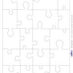 Medium Blank Printable Puzzle Pieces | Printables | Printable   Free Printable Blank Jigsaw Puzzle Pieces