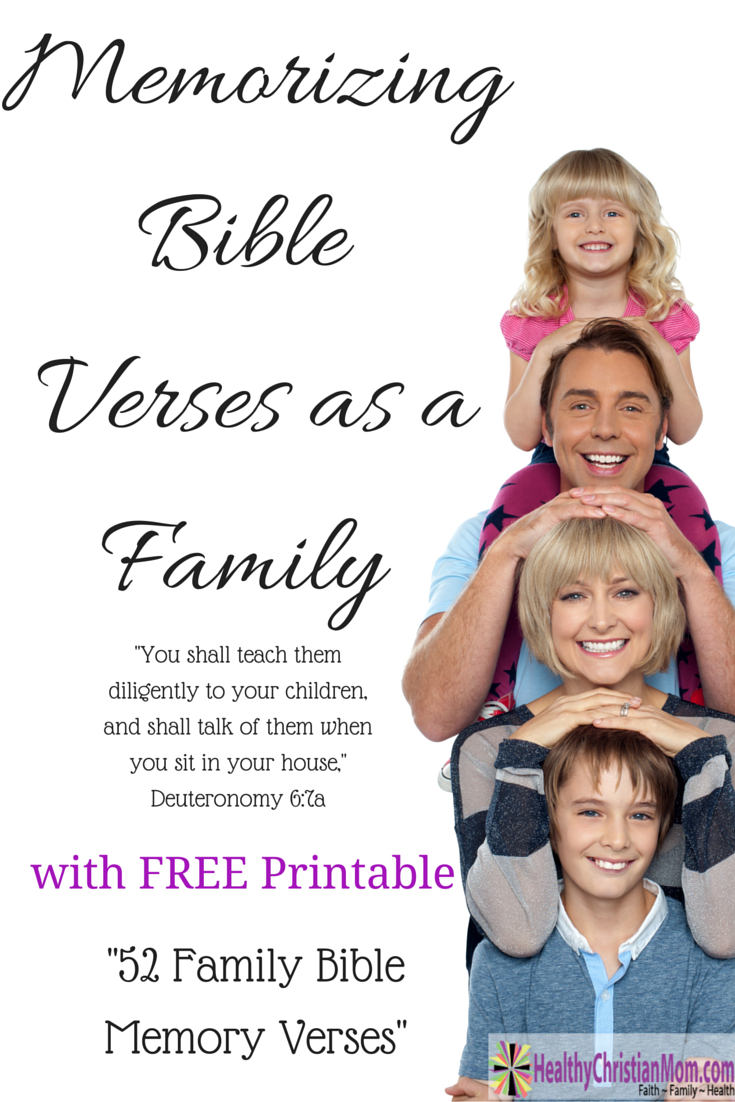 Memorizing Bible Verses As A Family - With Free Printable - Free Printable Bible Verses For Children