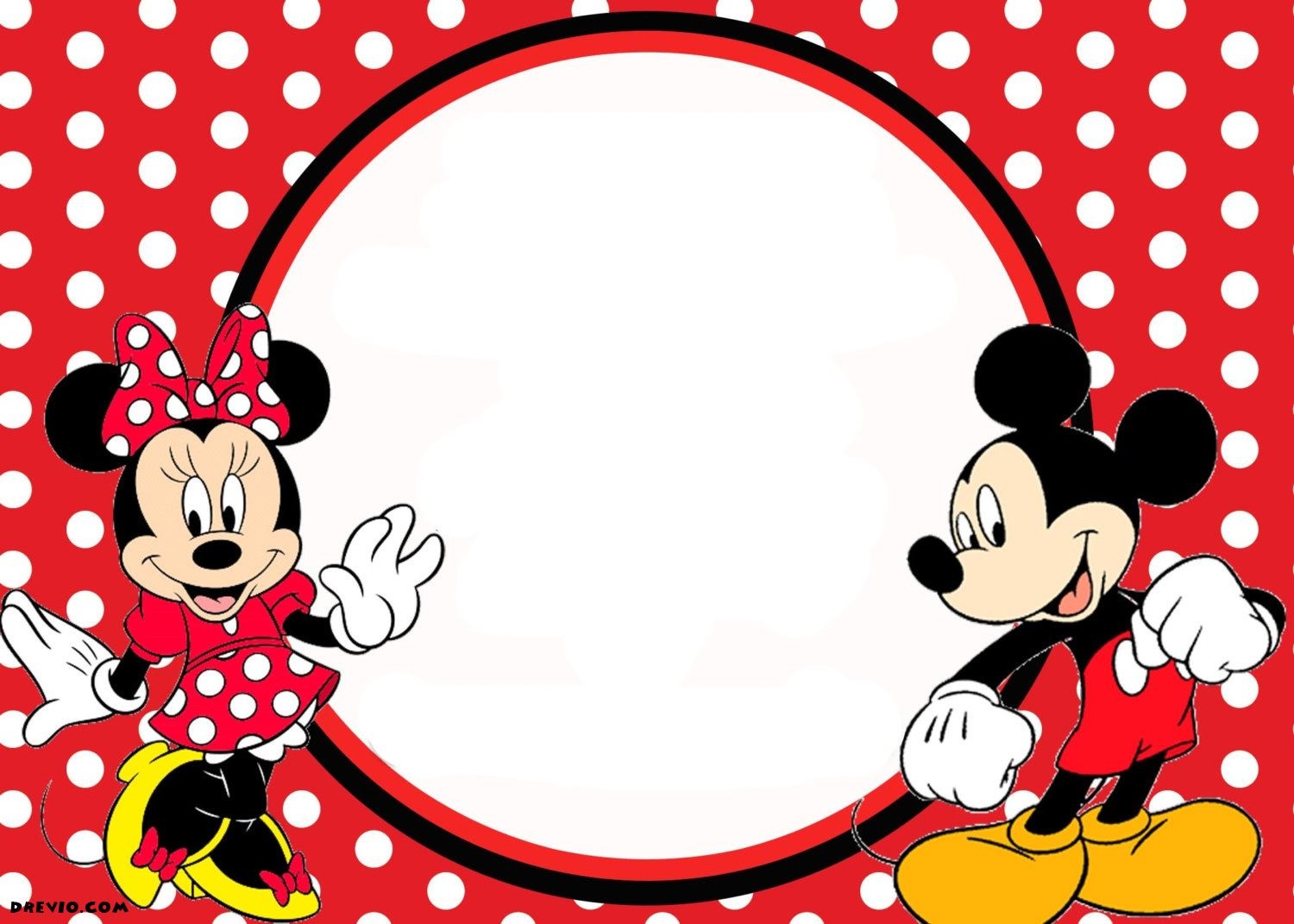 Mickey And Minnie Invitations - Tutlin.psstech.co - Free Printable Mickey And Minnie Mouse Invitations