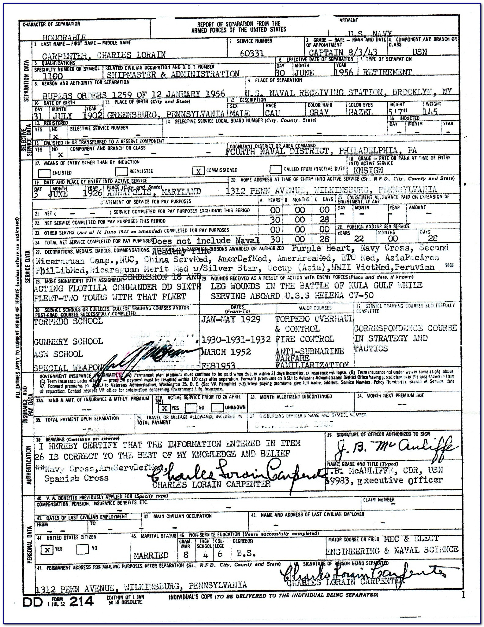 Military Discharge Papers Form Dd214 - Form : Resume Examples - Free Printable Dd214 Form