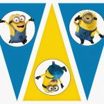 Minions: Free Printable Bunting, Labels And Toppers.   Oh My Fiesta   Free Minion Printables
