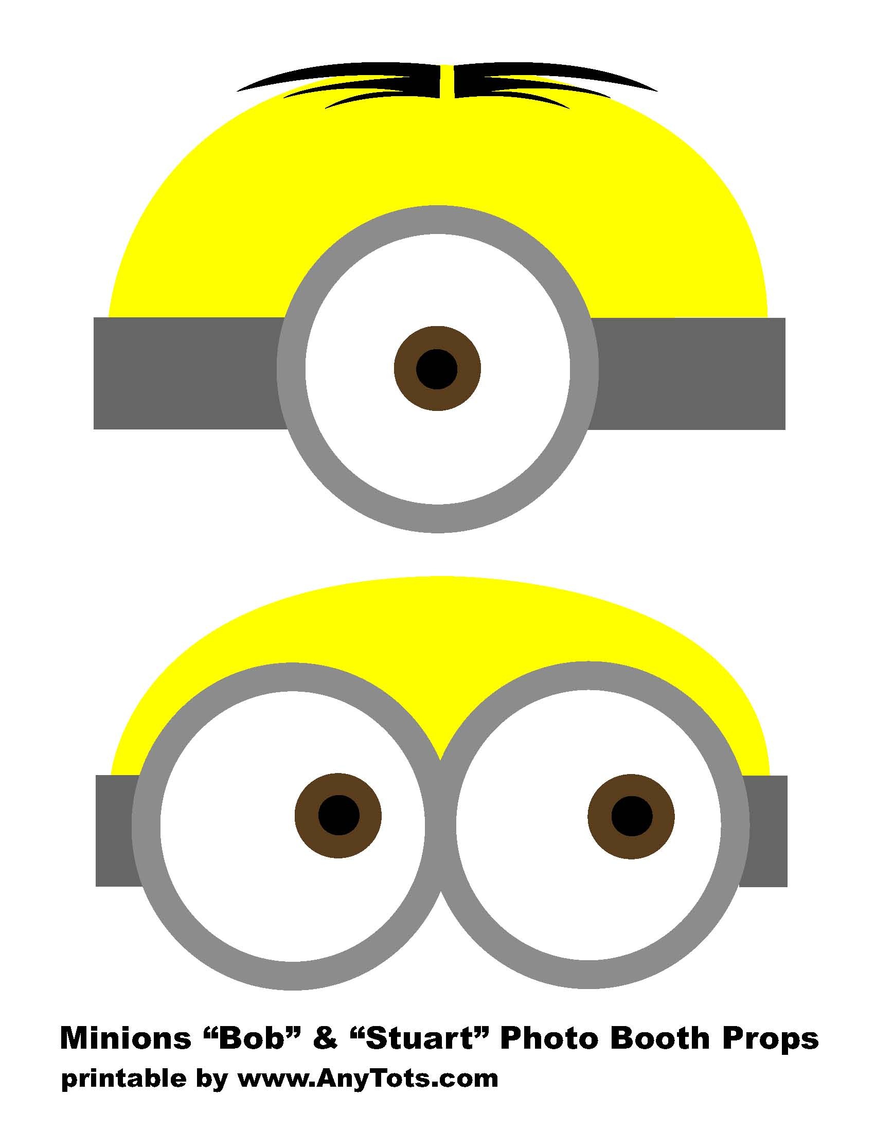 Minions Free Printable Photo Booth Props - Free Minion Printables