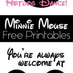 Minnie Mouse Birthday Party Details And Free Printables   Girl Loves   Free Minnie Mouse Printables