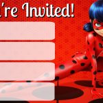 Miraculous Party Invitations | Miraculous Ladybug & Cat Noir   Ladybug Themed Birthday Party With Free Printables