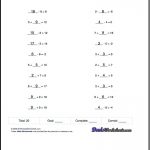Mixed Addition Worksheet And Subtraction Worksheet Problems   9Th Grade Algebra Worksheets Free Printable