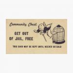Monopoly "get Out Of Jail"" Photographic Printqueenofallswans   Get Out Of Jail Free Card Printable