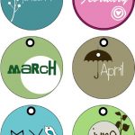 Months Of The Year Tags (Printable) | Random Printables | Month   Months Of The Year Printables Free