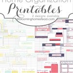 More Than 200 Free Home Management Binder Printables | Fab N' Free   Home Management Binder Free Printables 2018