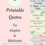 More Than Words   3 (Printable) Motivational Quotes | Free Printable   Free Printable Quotes Pdf
