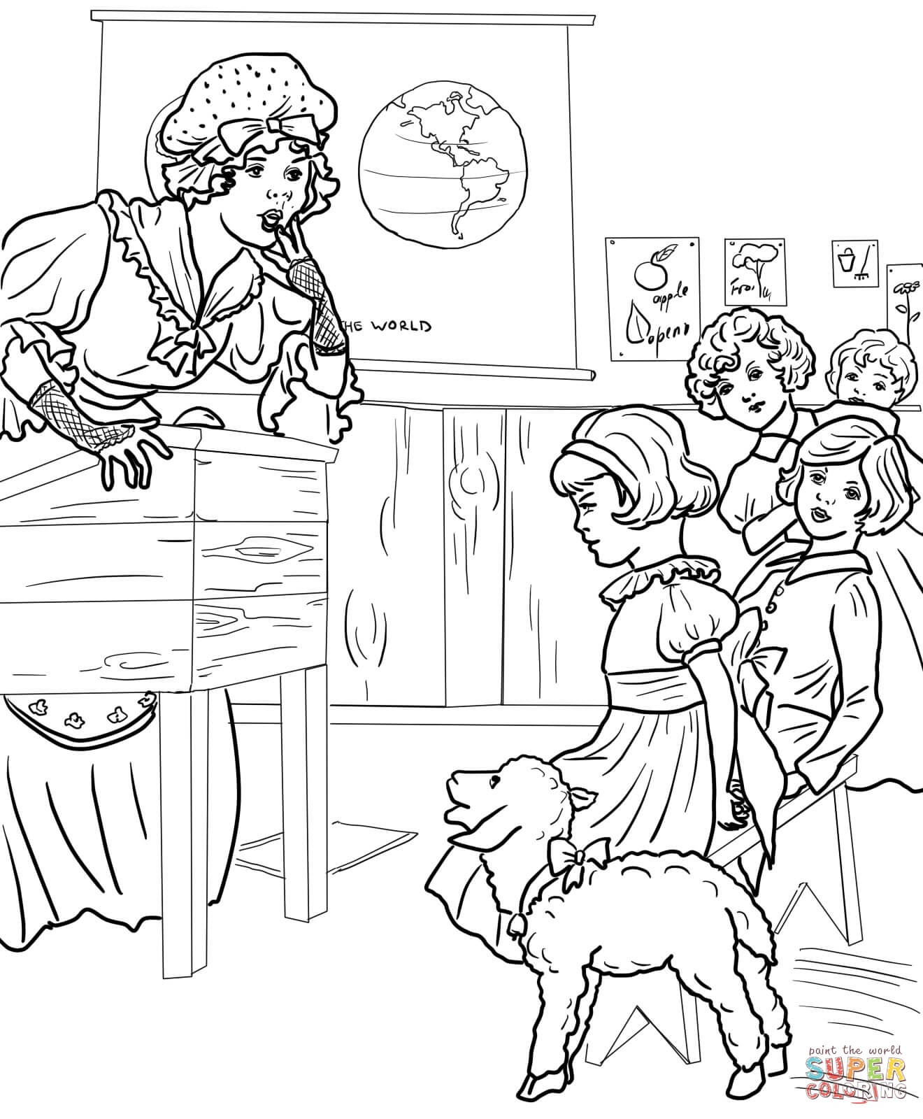 Mother Goose Nursery Rhymes Coloring Pages | Free Coloring Pages - Mother Goose Coloring Pages Free Printable