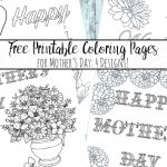 Mother S Day Coloring Page   Free Printable Mother S Day Coloring   Free Mother's Day Printables
