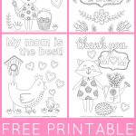 Mother's Day Coloring Pages   Free Printables   Happiness Is Homemade   Free Mother&#039;s Day Printables