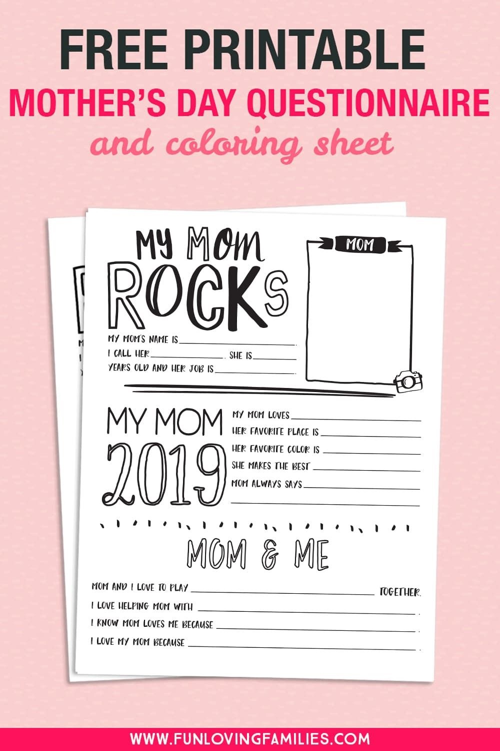 Mother&amp;#039;s Day Questionnaire Printable | Handprint Crafts | Mothers - Free Printable Mother&amp;#039;s Day Questionnaire