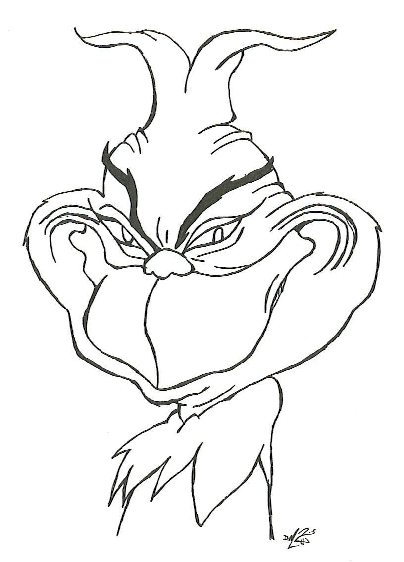 Mr Grinch Coloring Sheets Grinch Face Coloring Pages. Kids - Free Printable Grinch Face Template