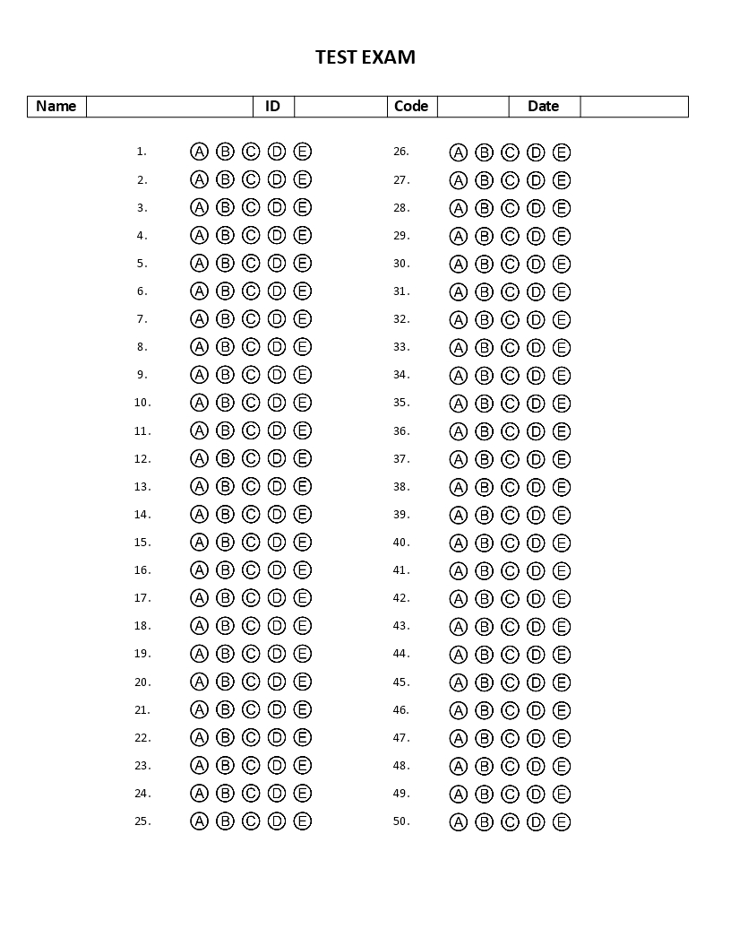 Create A Printable Quiz Free Free Printable