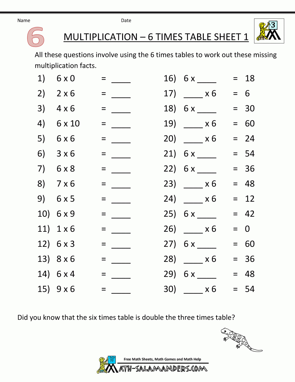 Multiplication Drill Sheets 3Rd Grade - Grade 9 Math Worksheets Printable Free With Answers