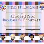 My Fashionable Designs: Girl Scouts: Free Printable Bridging   Daisy Girl Scout Certificates Printable Free