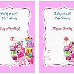 My Little Pony Birthday Invitations | Birthday Printable   Free My Little Pony Party Printables