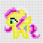 My Little Pony   Flutter Shy Pattern  Me For A Free And Better   Pony Bead Patterns Free Printable
