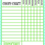 New Chore List Template | Www.pantry Magic   Free Printable Chore Charts For Multiple Children