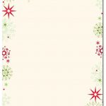 New Free Printable Christmas Stationary Borders At Temasistemi   Free Printable Letterhead Borders