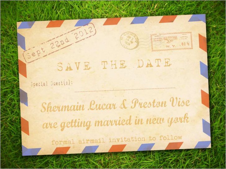 Free Printable Save The Date Invitation Templates