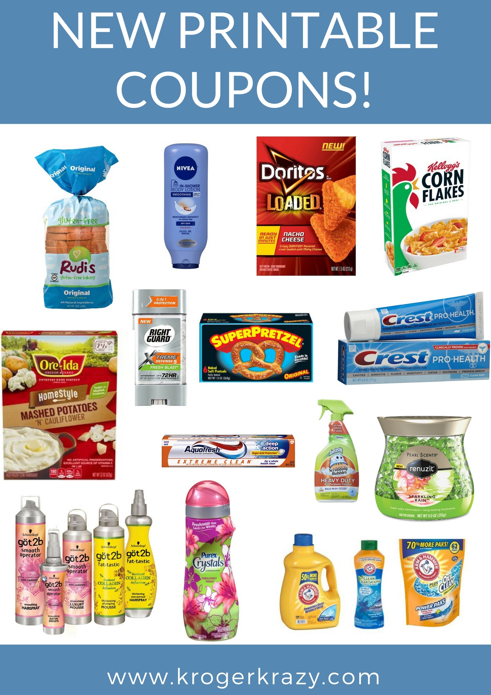 New Printable Coupons! Arm &amp;amp; Hammer, Crest, Colgate, Sargento &amp;amp; Much - Free Printable Arm And Hammer Coupons