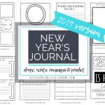 New Years' Coloring Pages  Free Printable Journal For Kids   The   Free New Year's Resolution Printables