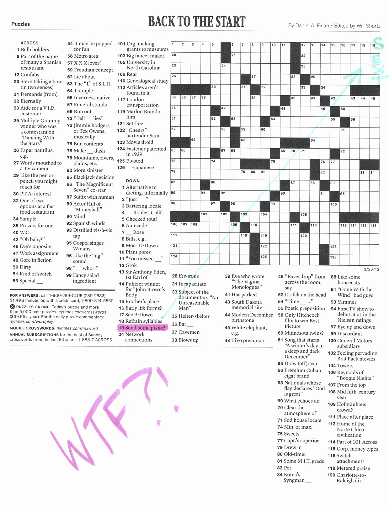 Ny Times Crossword Printable (84+ Images In Collection) Page 2 New