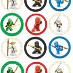Ninjago Cupcake Toppers | Lego Ninja Printables | Lego Birthday   Free Ninjago Printables